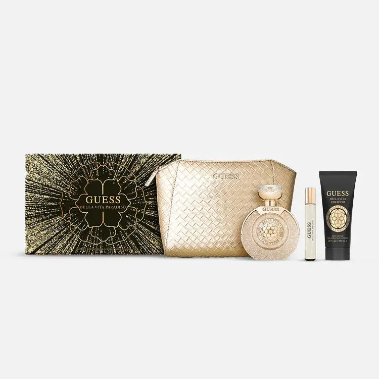 GUESS - BELLA VITA PARADISO 100ML EDP+15ML TS+100ML BL+POUCH