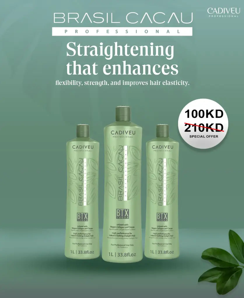 Cadiveu - Brasil Cacau BXT Vegan-Kit (3 Bottle Box) - 1L