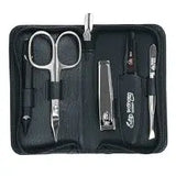 Erbe Solingen - Yes - Manicure Case5pc Black Leather # 99266
