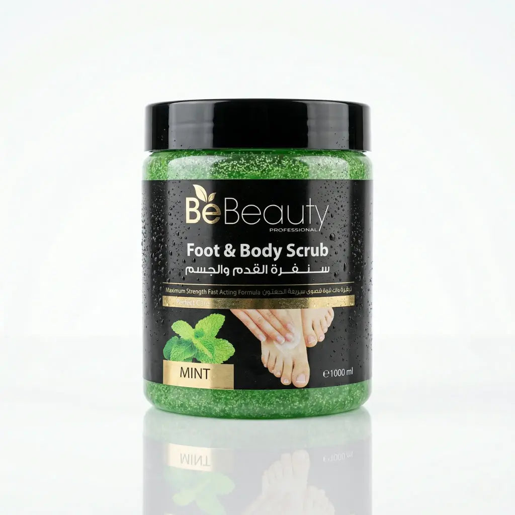 Be Beauty - Foot Scrub - Mint - 1L