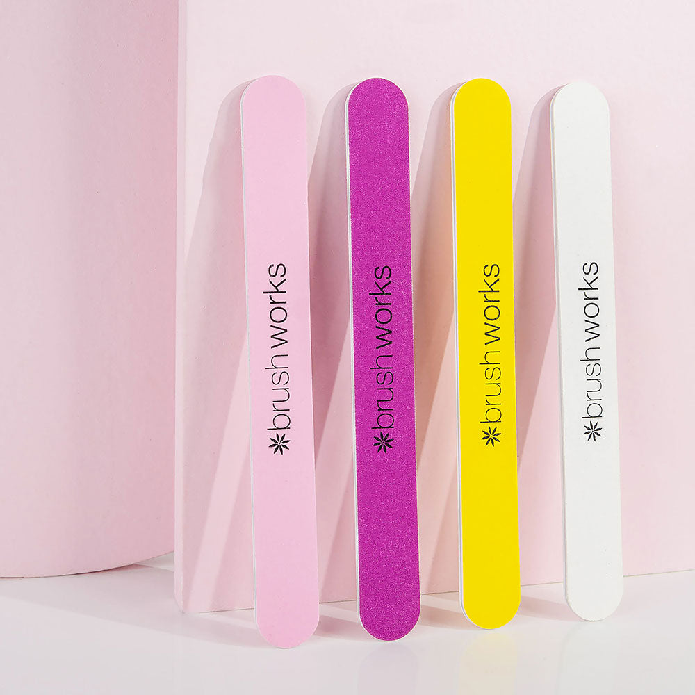 Brushworks - Coloured Nail File *4