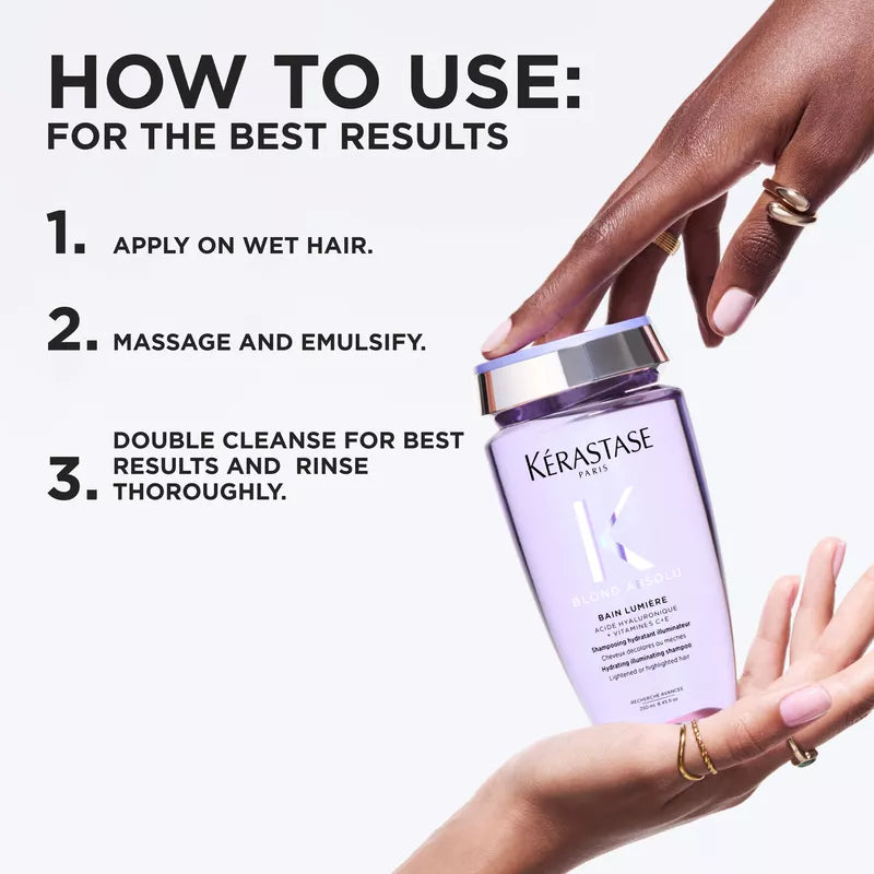 Blond Absolu Bain Lumiere Shampoo How To Use