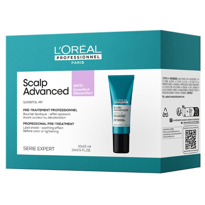 L'Oréal Professionnel Scalp Advanced Anti-Discomfort Lipid Shield Pre-Treatment 10x15ml