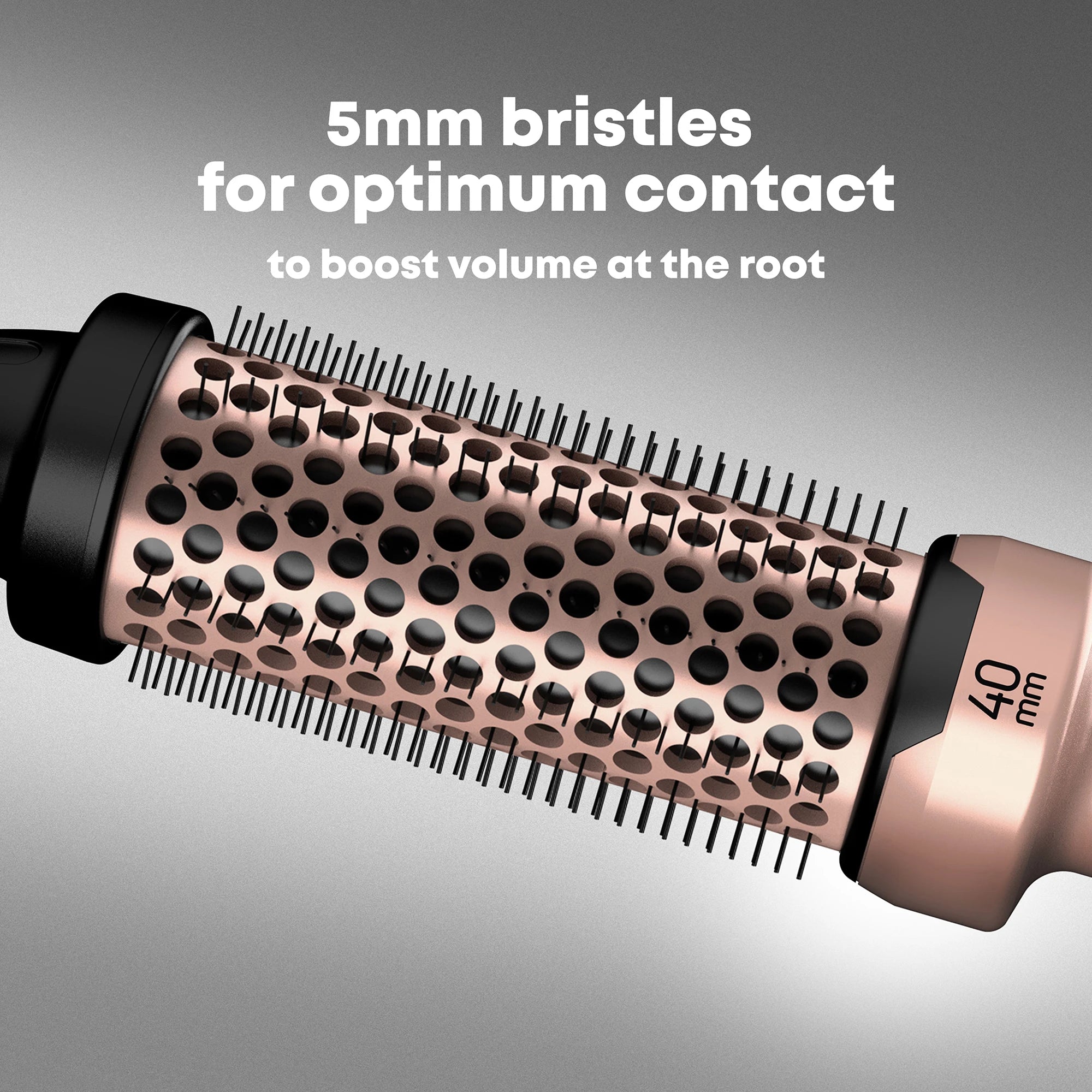 REVAMP Ceramic 40mm Hot Brush Gold Edition 5mm bristles