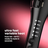 REVAMP Volume & Shape Hot Brush adjustable temperature settings 150 to 210 degrees