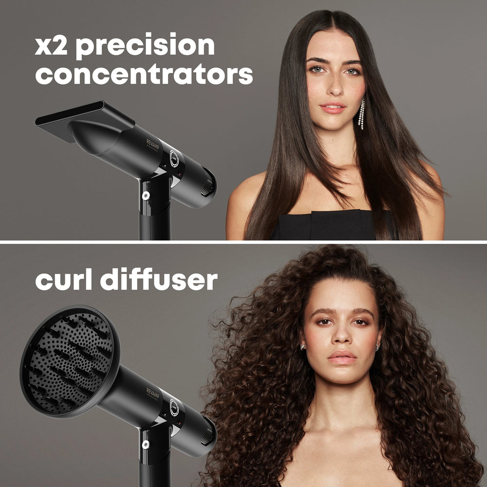REVAMP Enigma Revelation hair dryer magnetic styling attachments