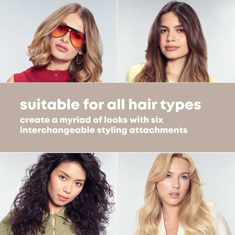 REVAMP 6-in-1 Ionic Airstyle suitable for different hair types and styles