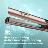 REVAMP Dynamic Radiance Straight & Style ionic conditioning technology